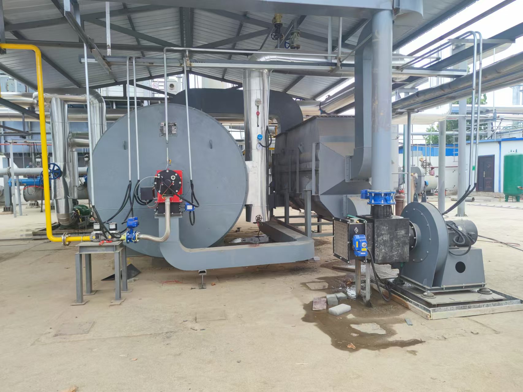 2024年10月17號河南濮陽趙欣環(huán)現(xiàn)場，3噸低氮調(diào)試